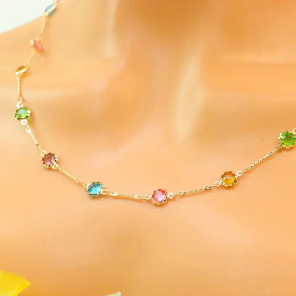 Minimalist Necklace, Sleek & Modern Design, Women’s Fashion, YC110470-N - Picture 4 of 10